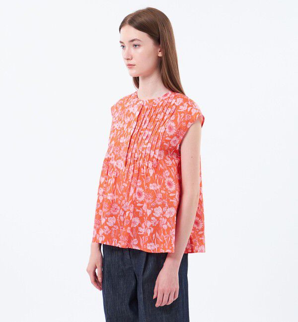 MACKINTOSH PHILOSOPHY「【WEB&一部店舗限定】リバティ フロントタックフレアブラウス」|シャツ・ブラウス|