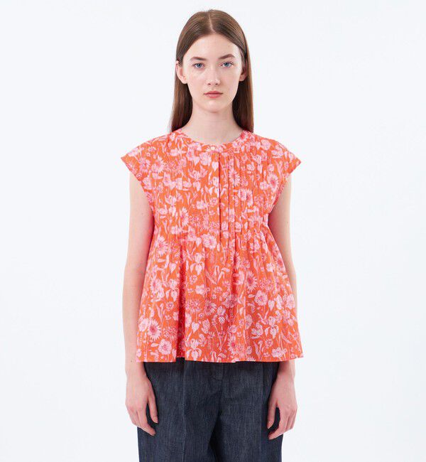 MACKINTOSH PHILOSOPHY「【WEB&一部店舗限定】リバティ フロントタックフレアブラウス」|シャツ・ブラウス|