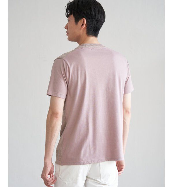 ikka「ニットドッキングTシャツ」|Tシャツ・カットソー|