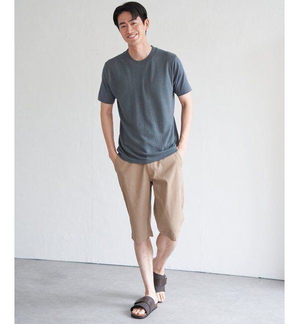 ikka「ニットドッキングTシャツ」|Tシャツ・カットソー|