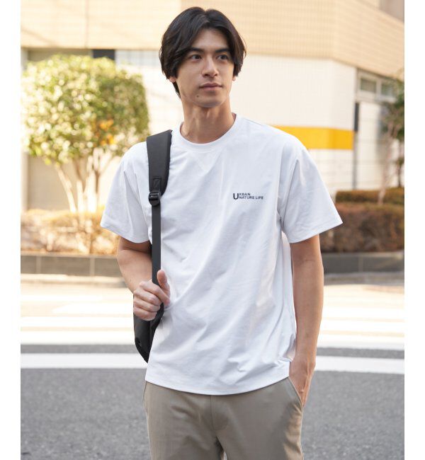 ikka「URBAN NATURE LIFE アーバンネイチャーライフ ドライSP冷感プリントTシャツ」|Tシャツ・カットソー|ホワイト