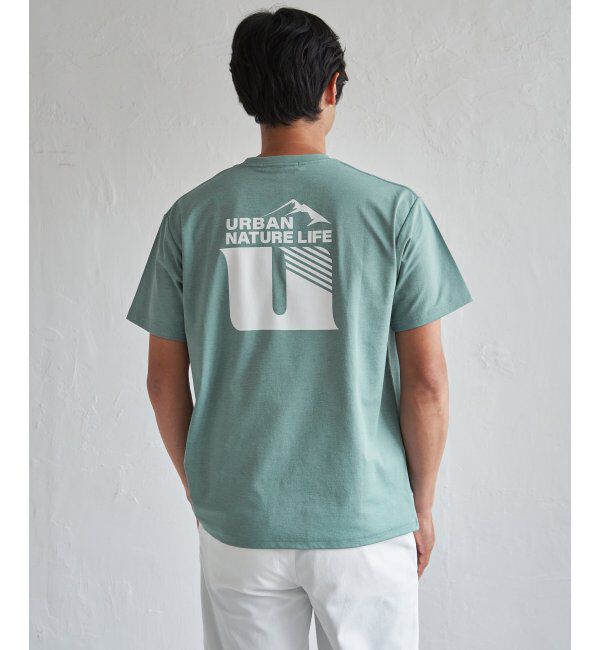ikka「URBAN NATURE LIFE アーバンネイチャーライフ ドライSP冷感プリントTシャツ」|Tシャツ・カットソー|