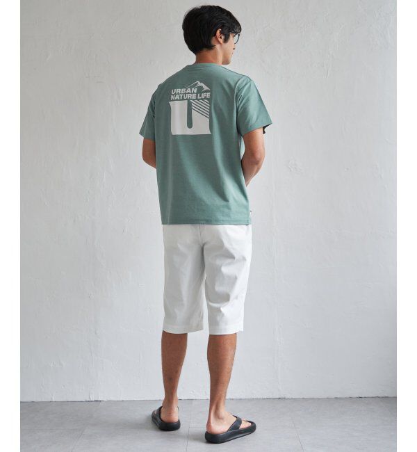 ikka「URBAN NATURE LIFE アーバンネイチャーライフ ドライSP冷感プリントTシャツ」|Tシャツ・カットソー|