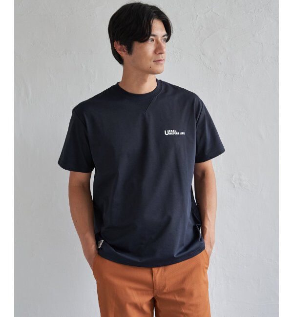 ikka「URBAN NATURE LIFE アーバンネイチャーライフ ドライSP冷感プリントTシャツ」|Tシャツ・カットソー|