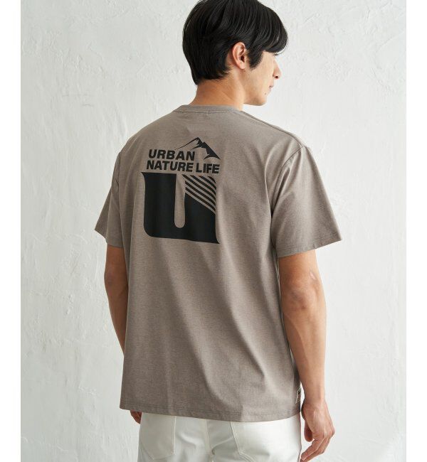 ikka「URBAN NATURE LIFE アーバンネイチャーライフ ドライSP冷感プリントTシャツ」|Tシャツ・カットソー|