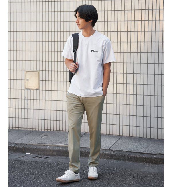 ikka「URBAN NATURE LIFE アーバンネイチャーライフ ドライSP冷感プリントTシャツ」|Tシャツ・カットソー|
