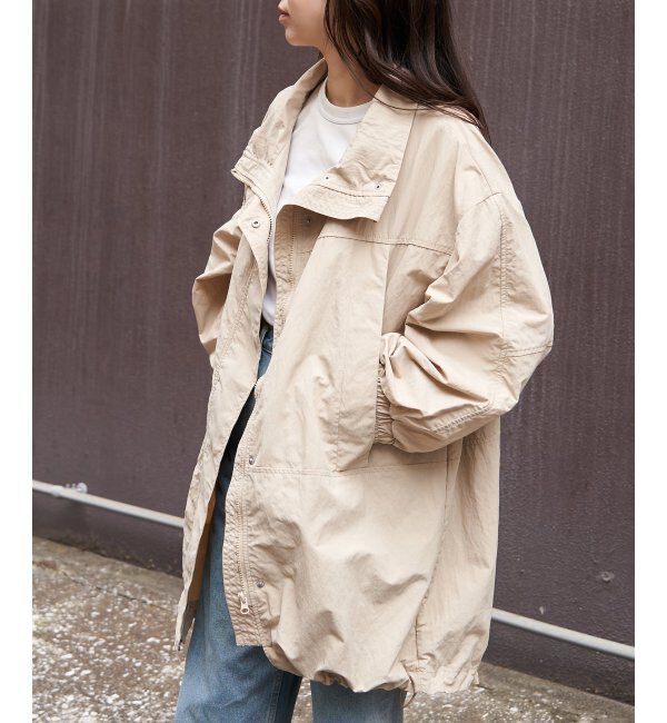 VENCE share style「ナイロンモンスターコート」|その他|ベージュ