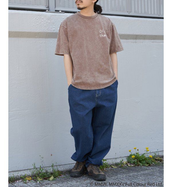 VENCE share style「Banksy バンクシー Keep it real スノーウォッシュTシャツ」|Tシャツ・カットソー|