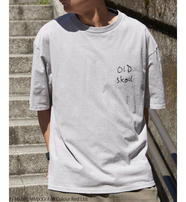 VENCE share style「Banksy バンクシー Keep it real スノーウォッシュTシャツ」|Tシャツ・カットソー|
