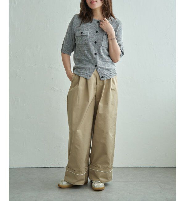 VENCE share style「テープヤーンポケット付きカーデ」|カーディガン|