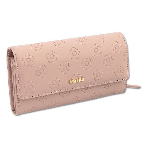 MARY QUANT「デイジーアウトラインパターン2 パース」|財布|ピンク