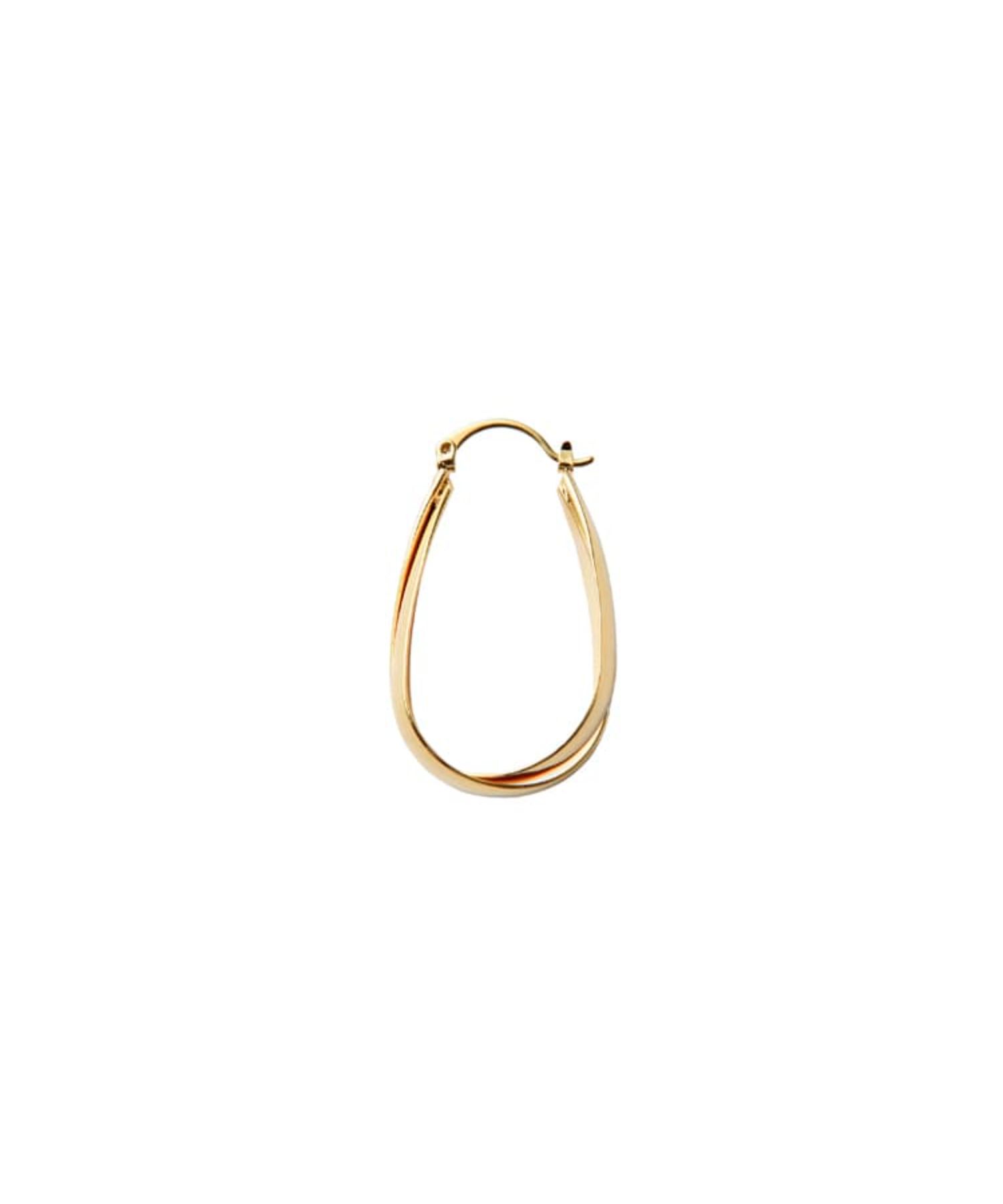 STYLE DELI「くりぬきドロップフープピアス」|ピアス|