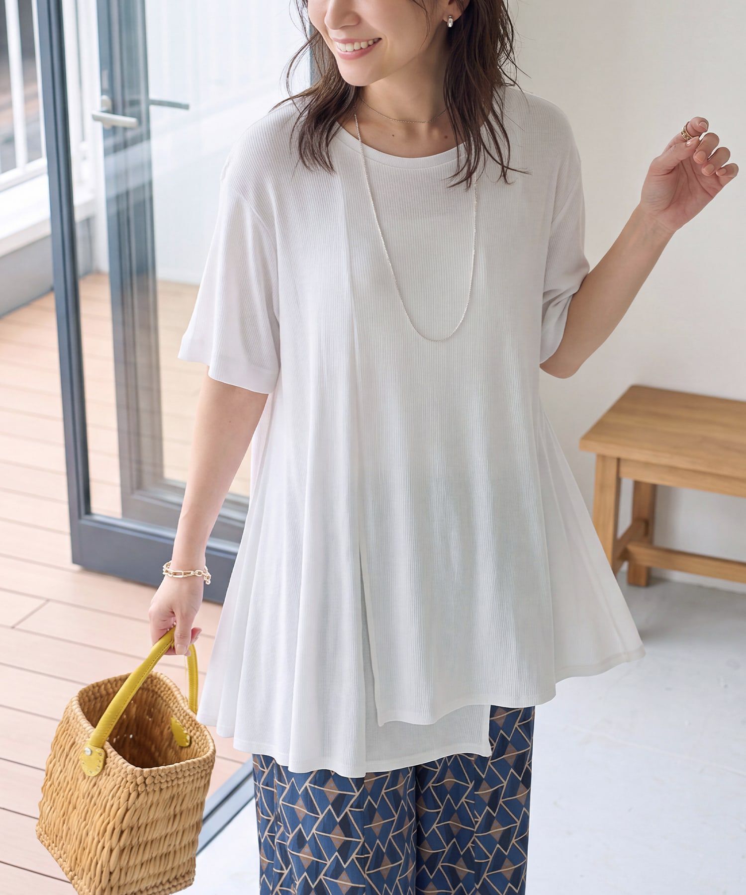 STYLE DELI「【Made in JAPAN】アシンメトリーカットトップス」|Tシャツ・カットソー|