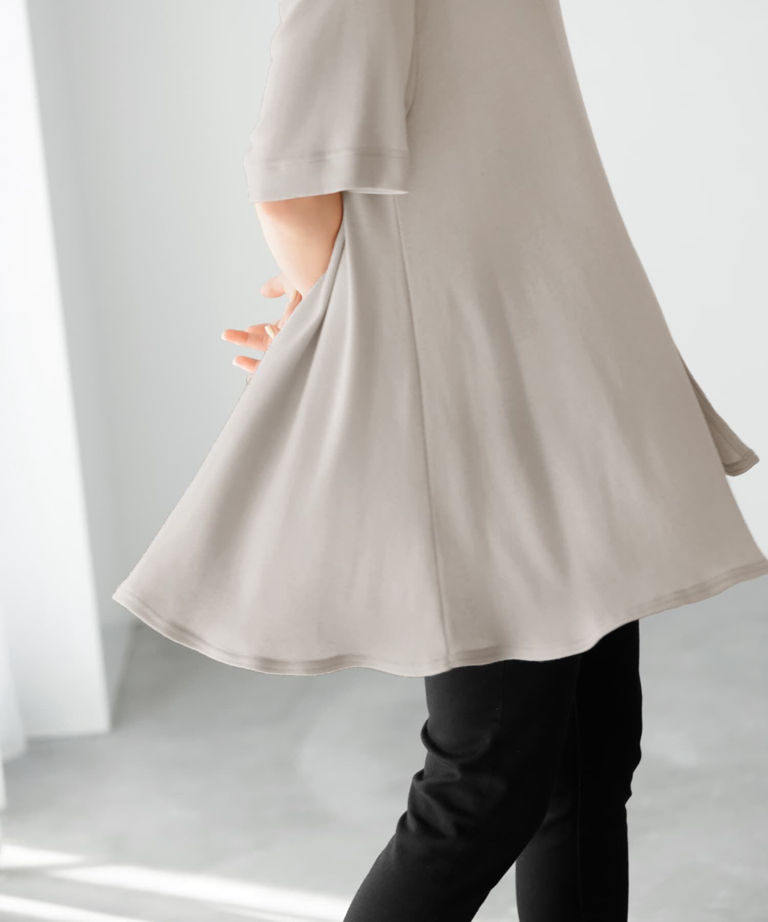 STYLE DELI「【Made in JAPAN】アシンメトリーカットトップス」|Tシャツ・カットソー|