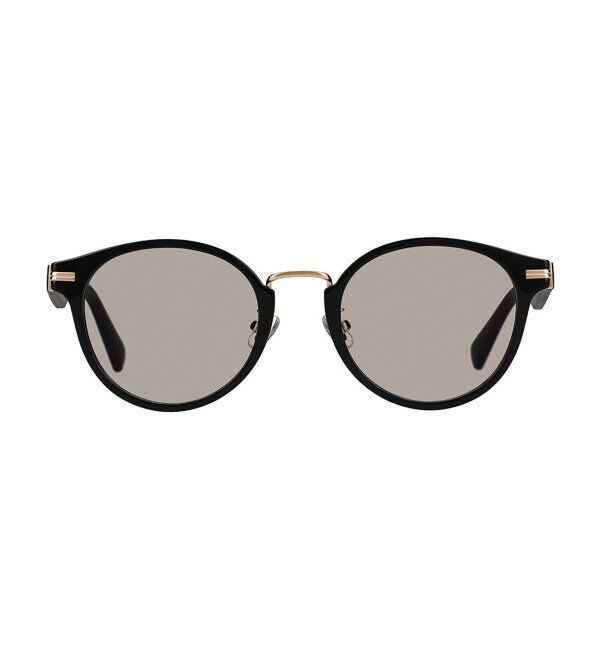  「SUNCUTGlasses/UV100%CUT サングラス レザー調 ラバーテンプル 紫外線対策 UV対策 UVカット ズレ落ち防止」|サングラス|