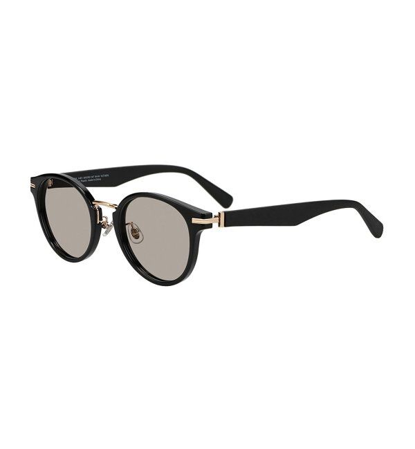  「SUNCUTGlasses/UV100%CUT サングラス レザー調 ラバーテンプル 紫外線対策 UV対策 UVカット ズレ落ち防止」|サングラス|