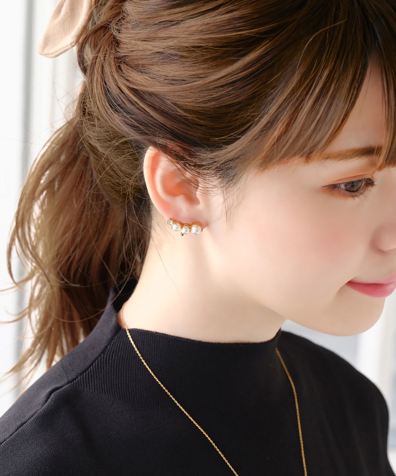 Phoebe「【シリーズ累計販売5000点突破！】リオデラパールイヤリング」|イヤリング|