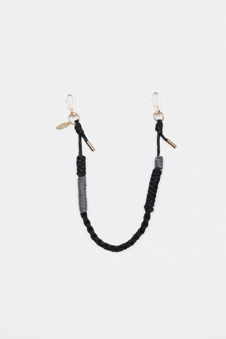  「FEDELE コードミックス ショートストラップ」|ストラップ|BLK