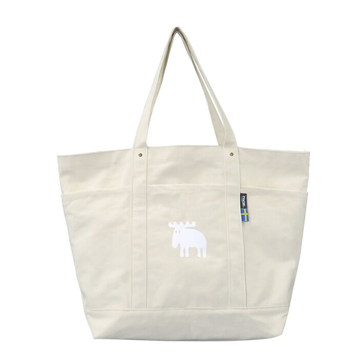 moz「moz トートバッグ 通販 帆布 black ブランド モズ おしゃれ ll サイズ 布」|トートバッグ|