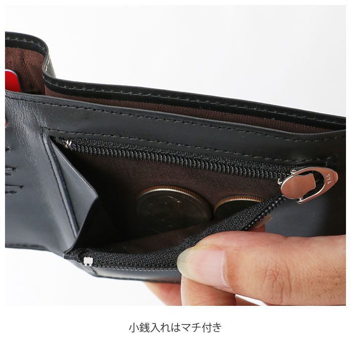 BACKYARD FAMILY「財布 メンズ 二つ折り 通販 ブランド FRUH 薄い 本革 小銭入れあり 薄型財布 サイフ 紳士」|財布|