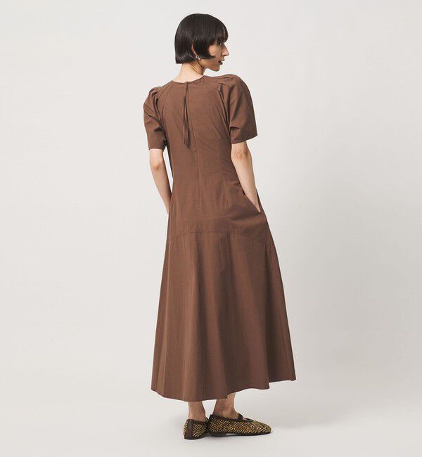 UNITED ARROWS「パフスリーブ フレアワンピース ‐ウォッシャブル‐」|ワンピース|