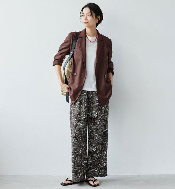 UNITED ARROWS green label relaxing「［size SHORTあり］ライト リネンライク ジャケット UVカット 通気性」|テーラードジャケット|