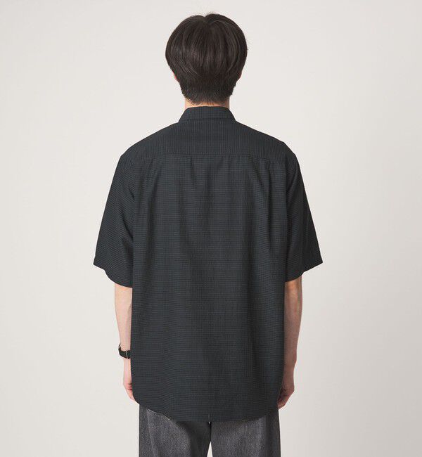 UNITED ARROWS green label relaxing「シアー ギンガムチェック ジャストルーズ 半袖 シャツ」|シャツ・ブラウス|