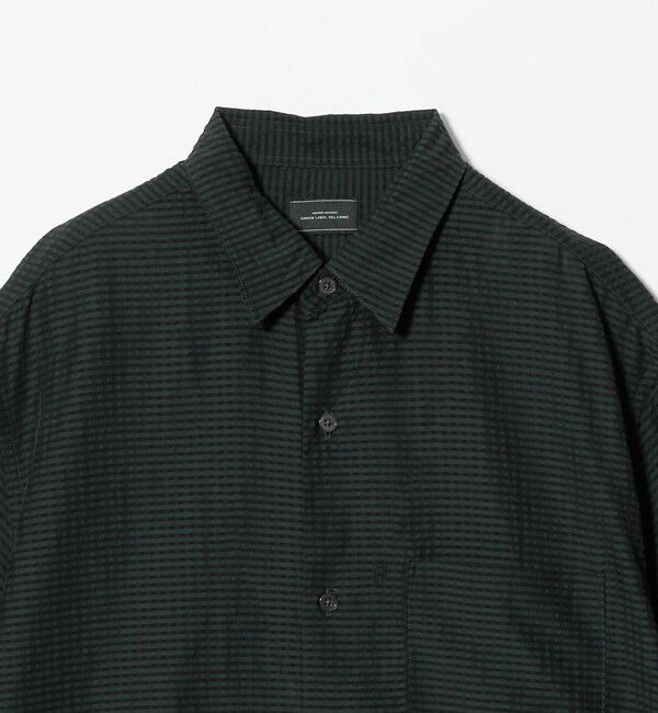 UNITED ARROWS green label relaxing「シアー ギンガムチェック ジャストルーズ 半袖 シャツ」|シャツ・ブラウス|