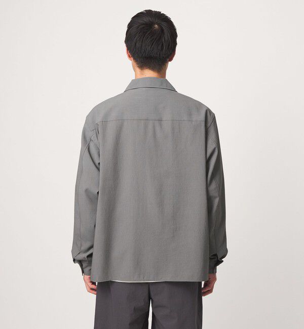 UNITED ARROWS green label relaxing「SHIELDRY フライフロント 長袖 オープンカラー シャツ -伸縮性・UVカット・遮熱-」|シャツ・ブラウス|
