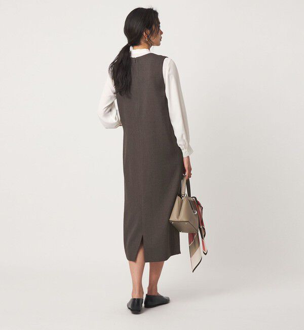 UNITED ARROWS green label relaxing「ネップツイル ジャンパースカート マシンウォッシャブル」|ジャンパースカート|