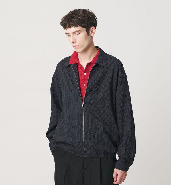 BEAUTY&YOUTH UNITED ARROWS「アーバン サッカー チェック ジップ シャツ」|シャツ・ブラウス|