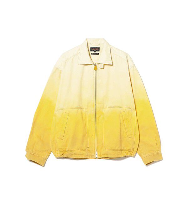 BEAMS PLUS「Short Blouson Gradation Print」|ブルゾン・スタジャン|YELLOW