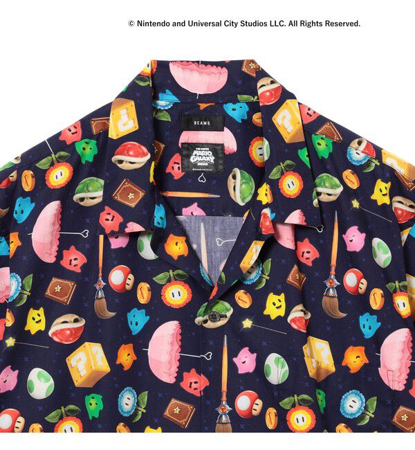 BEAMS「ザ・スーパーマリオギャラクシー・ムービー / ITEM SHIRT」|シャツ・ブラウス|