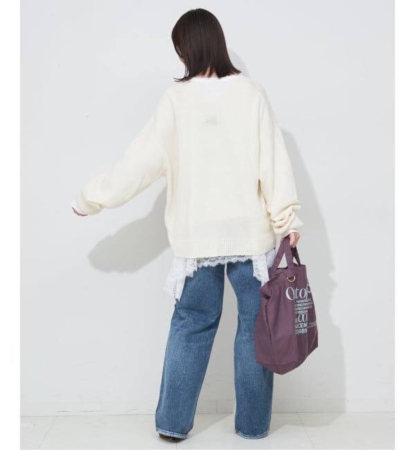 SLOBE IENA「《追加4》レースコンビカットソー」|Tシャツ・カットソー|