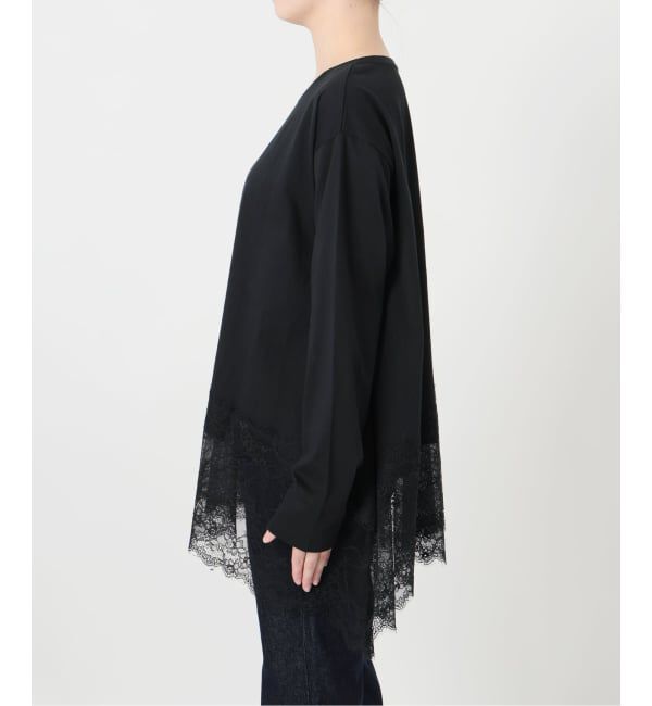 SLOBE IENA「《追加4》レースコンビカットソー」|Tシャツ・カットソー|