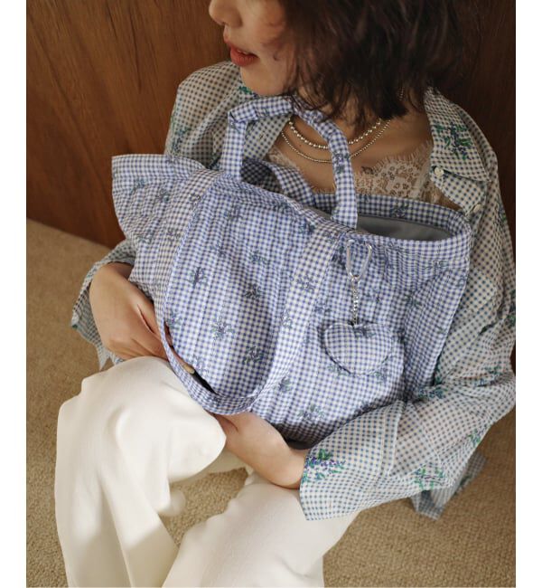 SLOBE IENA「《WEB限定/追加》Margaux Dereume &times; SLOBE キルティングトートバッグ」|トートバッグ|