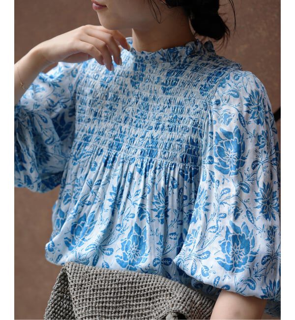 SLOBE IENA「《シリーズあり》India Flower ブラウス」|シャツ・ブラウス|