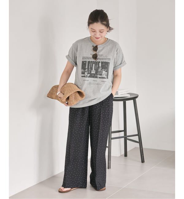 JOURNAL STANDARD「ドットプリントワイドパンツ」|その他|