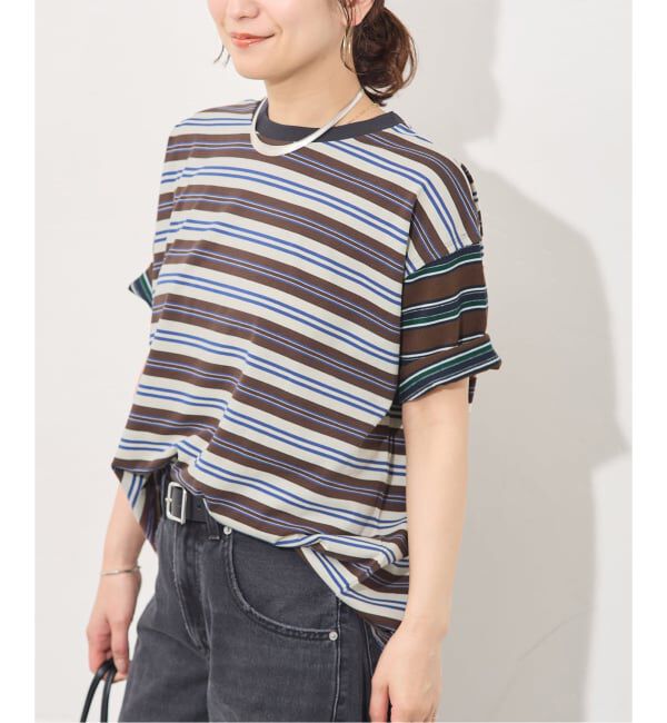 JOURNAL STANDARD「クレイジーボーダーTEE」|Tシャツ・カットソー|