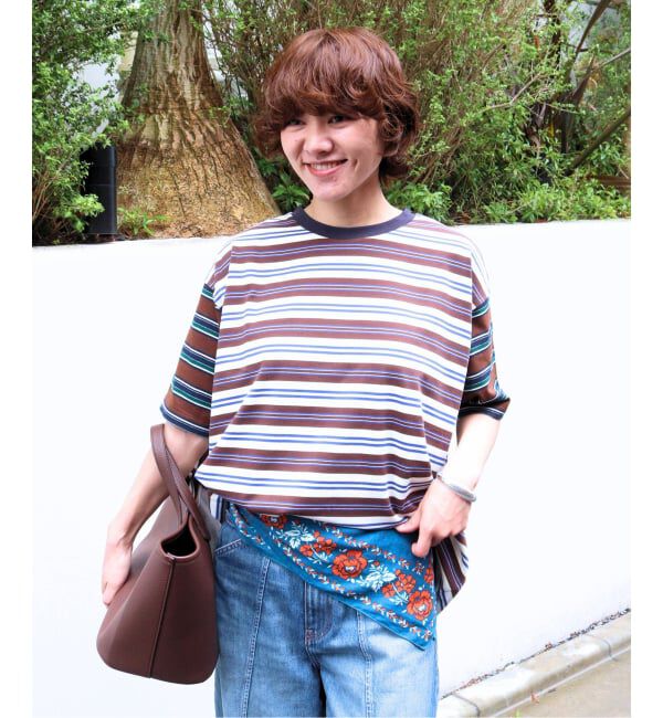 JOURNAL STANDARD「クレイジーボーダーTEE」|Tシャツ・カットソー|