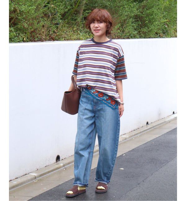 JOURNAL STANDARD「クレイジーボーダーTEE」|Tシャツ・カットソー|