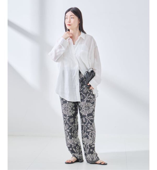 journal standard L'essage「リネンビエラ2WAYシャツ」|シャツ・ブラウス|