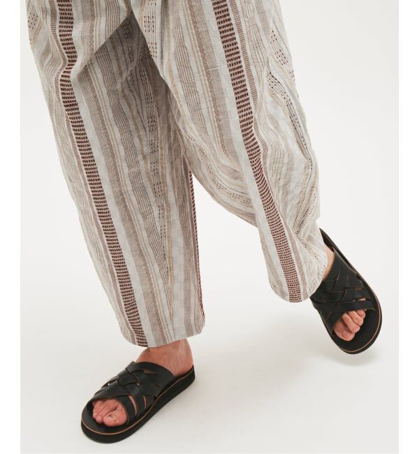 JOURNAL STANDARD「ストライプ ジャガード ワイド パンツ」|その他|