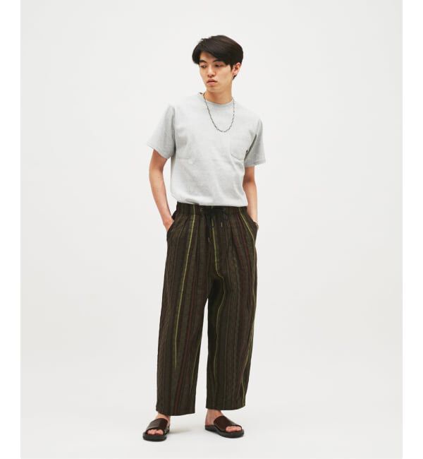 JOURNAL STANDARD「ストライプ ジャガード ワイド パンツ」|その他|