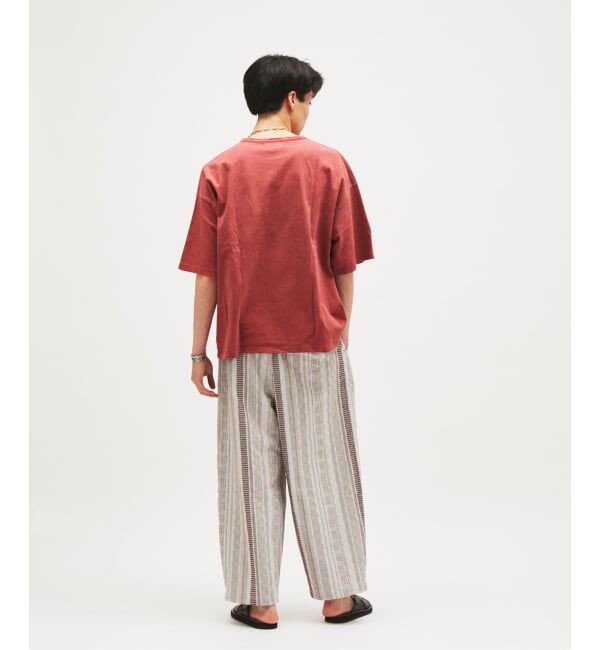 JOURNAL STANDARD「ストライプ ジャガード ワイド パンツ」|その他|