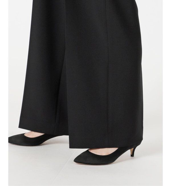 Spick and Span「ダブルクロスツータックパンツ」|スラックス|