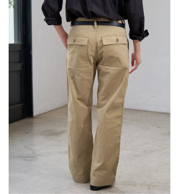 Spick and Span「≪追加≫ルーズベイカーパンツ」|カーゴ|