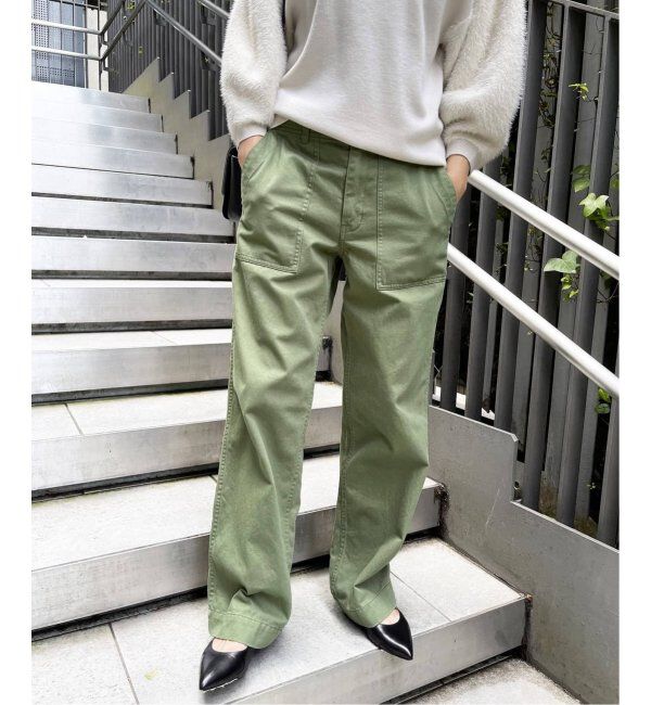 Spick and Span「≪追加≫ルーズベイカーパンツ」|カーゴ|