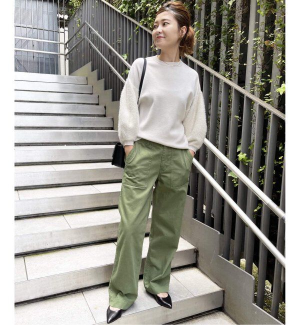 Spick and Span「≪追加≫ルーズベイカーパンツ」|カーゴ|