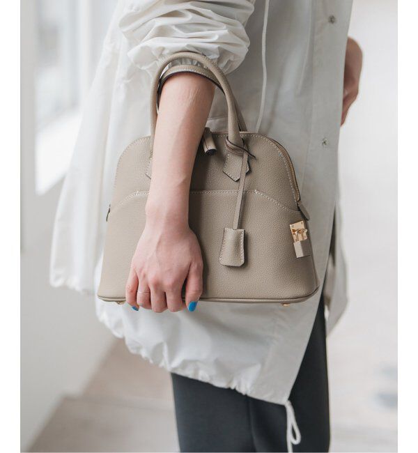 Spick and Span「《WEB限定追加3》mica della valle / ミカデラヴァッレ Katia SO-0079S」|ボストンバッグ|グレーA
